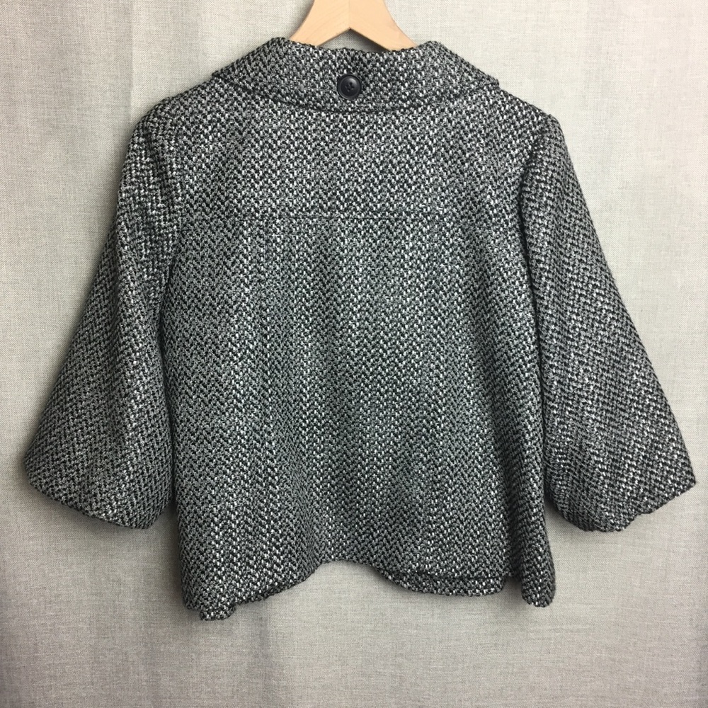 Bill Blass/ 3/4 Sleeve Two Button Swing Coat Sz L - Picture 7 of 7
